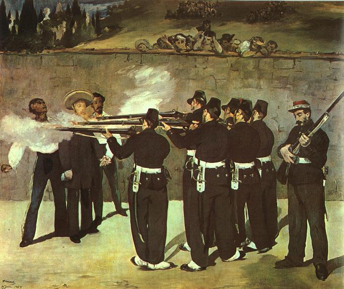 Edouard Manet The Execution of the Emperor Maximillion France oil painting art